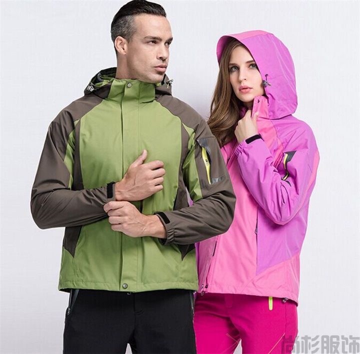 長絨內(nèi)膽沖鋒衣--男士灰色(圖6) 長絨內(nèi)膽沖鋒衣--男士灰色(圖6)